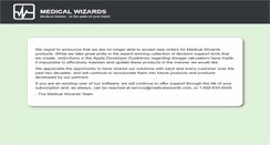 Desktop Screenshot of medicalwizards.com